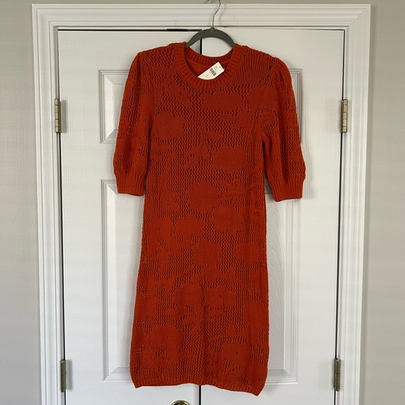 NWT! Maeve Pointelle Knit Mini Dress - size S - Picture 4 of 7